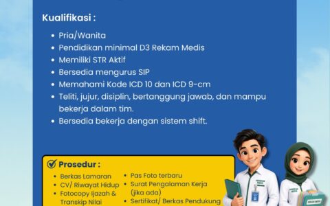 Lowongan Kerja Perekam Medis